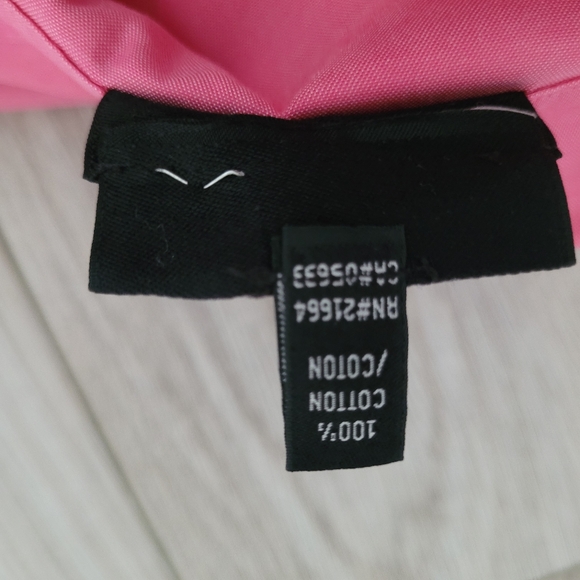 Foxcroft Button down Pink Long Sleeved Collared Cotton Shirt Size 12P - Picture 4 of 10